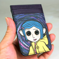 Coraline Button-Eye Card Holder